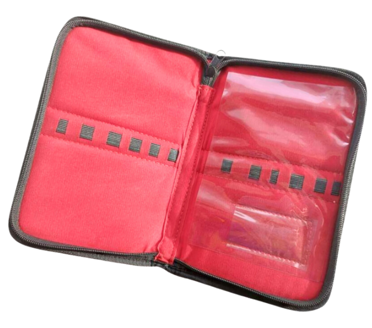 Trousse à dissection à fermeture zip, rouge à l'unité (ex 69001628) - jusqu'à rupture de stock